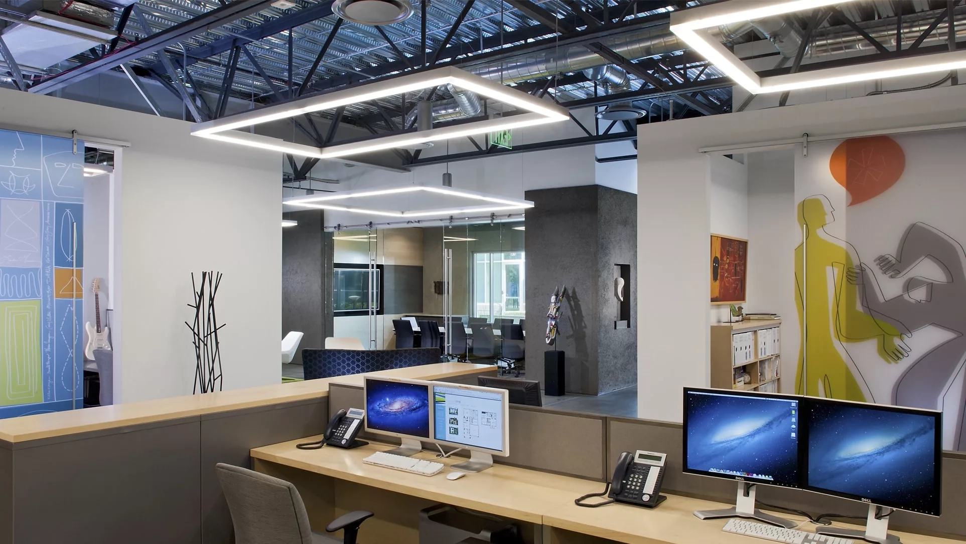 Lighting applications across different spaces