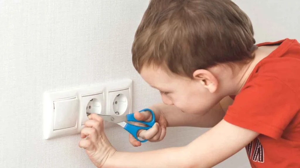electrical safety tips for children around outlets